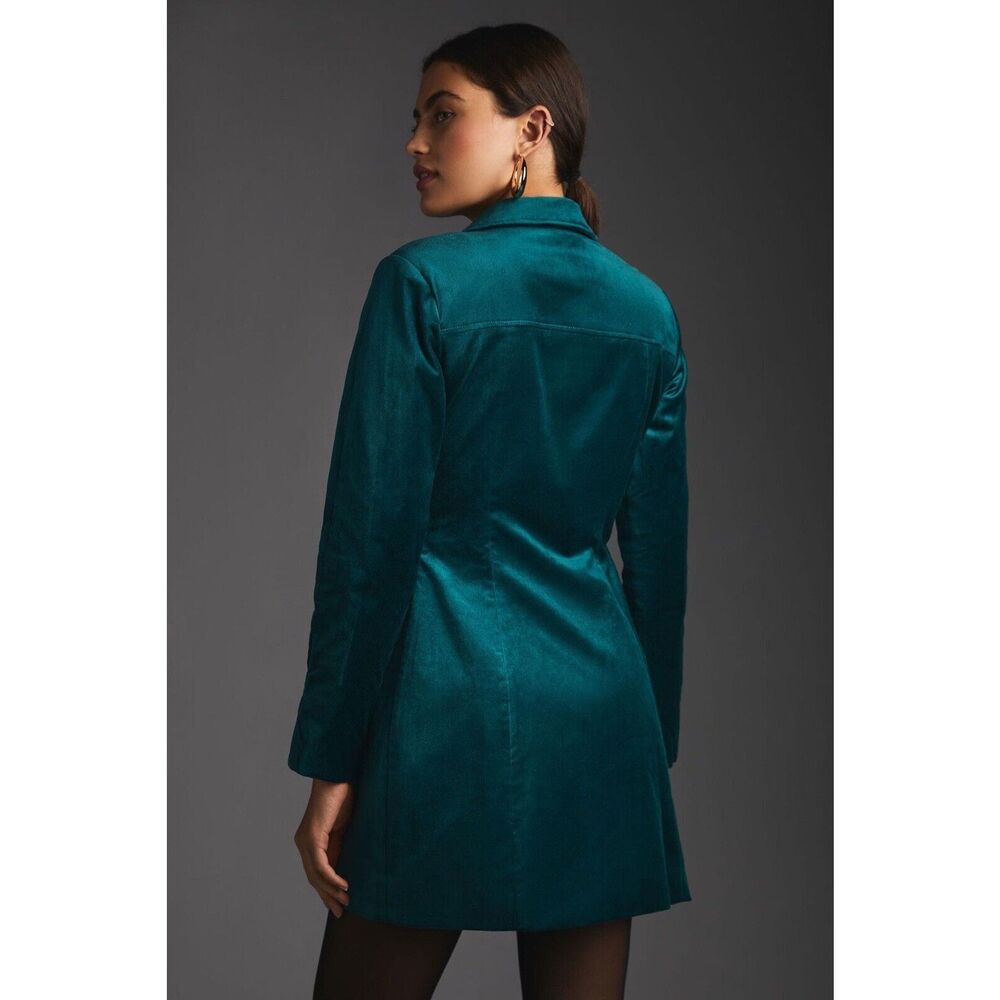 Anthropologie Maeve Velvet Blazer Dress $220 - Picture 8 of 13